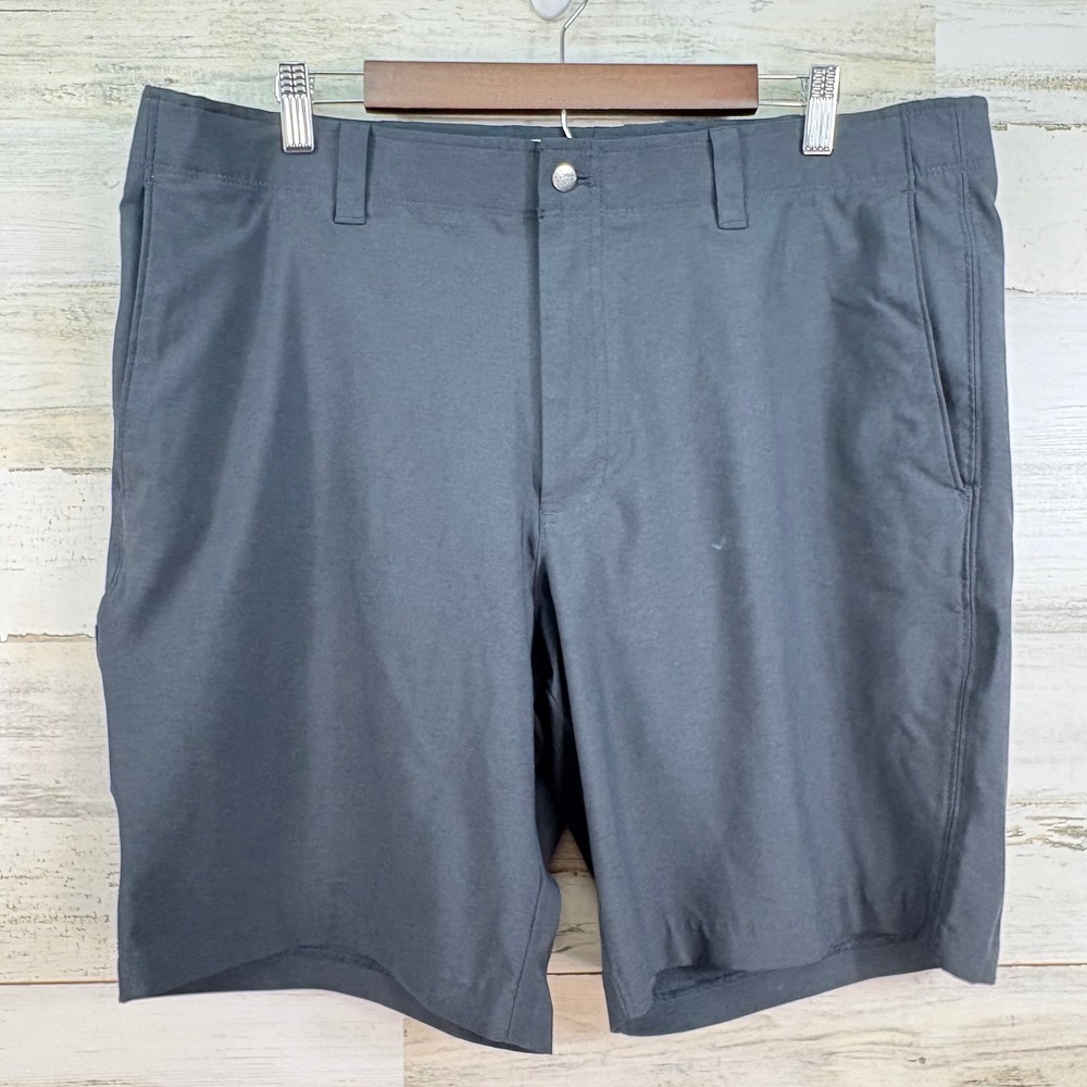 Callaway Mens 38 Gray Flat Front Stretch Golf Shorts‎ 8.5" Inseam Performance